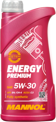 Моторное масло Mannol Energy Premium 5W30 / MN7908-1 (1л)