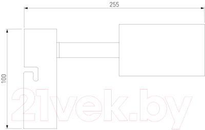 Спот Евросвет Bronze 20063/1 (античная бронза)