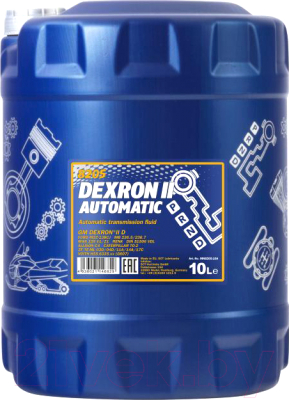 Трансмиссионное масло Mannol ATF Dexron II D / MN8205-10 (10л)