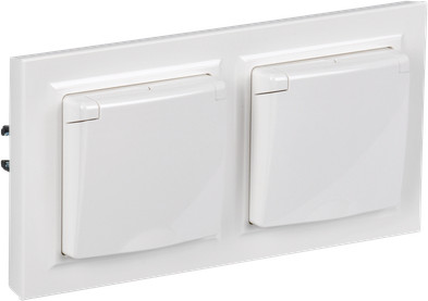 Розетка IEK Brite BR-R16-16-44-2-K01-F-PRO (белый) - 