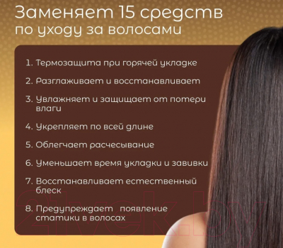 Спрей для волос Meoli Термозащита 15в1 несмываемый (250мл)