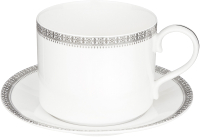 Чашка с блюдцем Lefard Crown / 590-462 (платиновый) - 