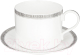 Чашка с блюдцем Lefard Crown / 590-462 (платиновый) - 