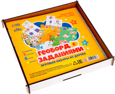 Развивающая игра Лесная мастерская Геоборд. Изучаем времена года / 7503906