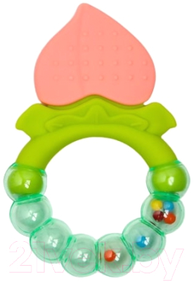 Изображение товара Прорезыватель для зубов Крошка Я Персик с погремушкой / 4301007