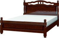 Односпальная кровать Bravo Мебель Эрика 15 90x200 (орех) - 