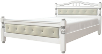 Полуторная кровать Bravo Мебель Эрика 11 140x200 (белый жемчуг) - 