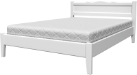 Односпальная кровать Bravo Мебель Эрика 7 90x200 (белый античный) - 
