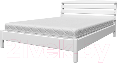 Односпальная кровать Bravo Мебель Паола 1 90x200 (белый античный)