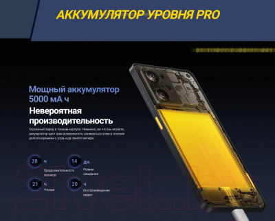 Смартфон POCO X5 Pro 5G 8GB/256GB (желтый)