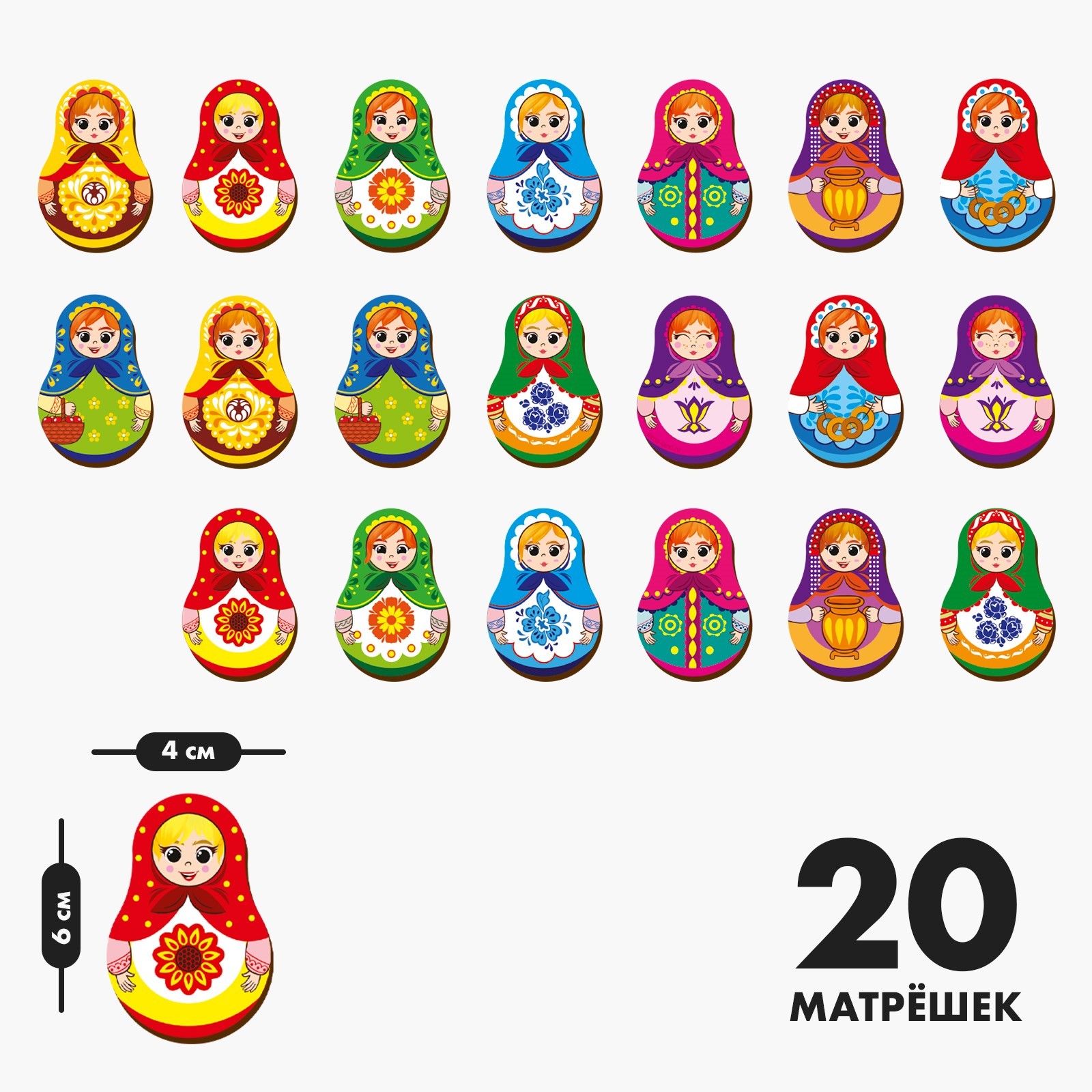 Настольная игра Лесная мастерская Мемори. Матрешки / 9145029 — фото 3