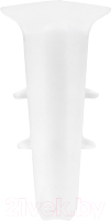 Уголок для плинтуса Ideal Деконика 001-0 Белый глянцевый (5.5см, 2шт, внутренний, флоупак) - 
