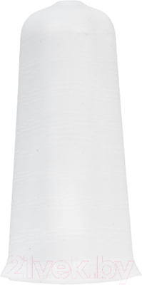 Уголок для плинтуса Ideal Деконика 001-0 Белый глянцевый (5.5см, 2шт, наружный, флоупак)
