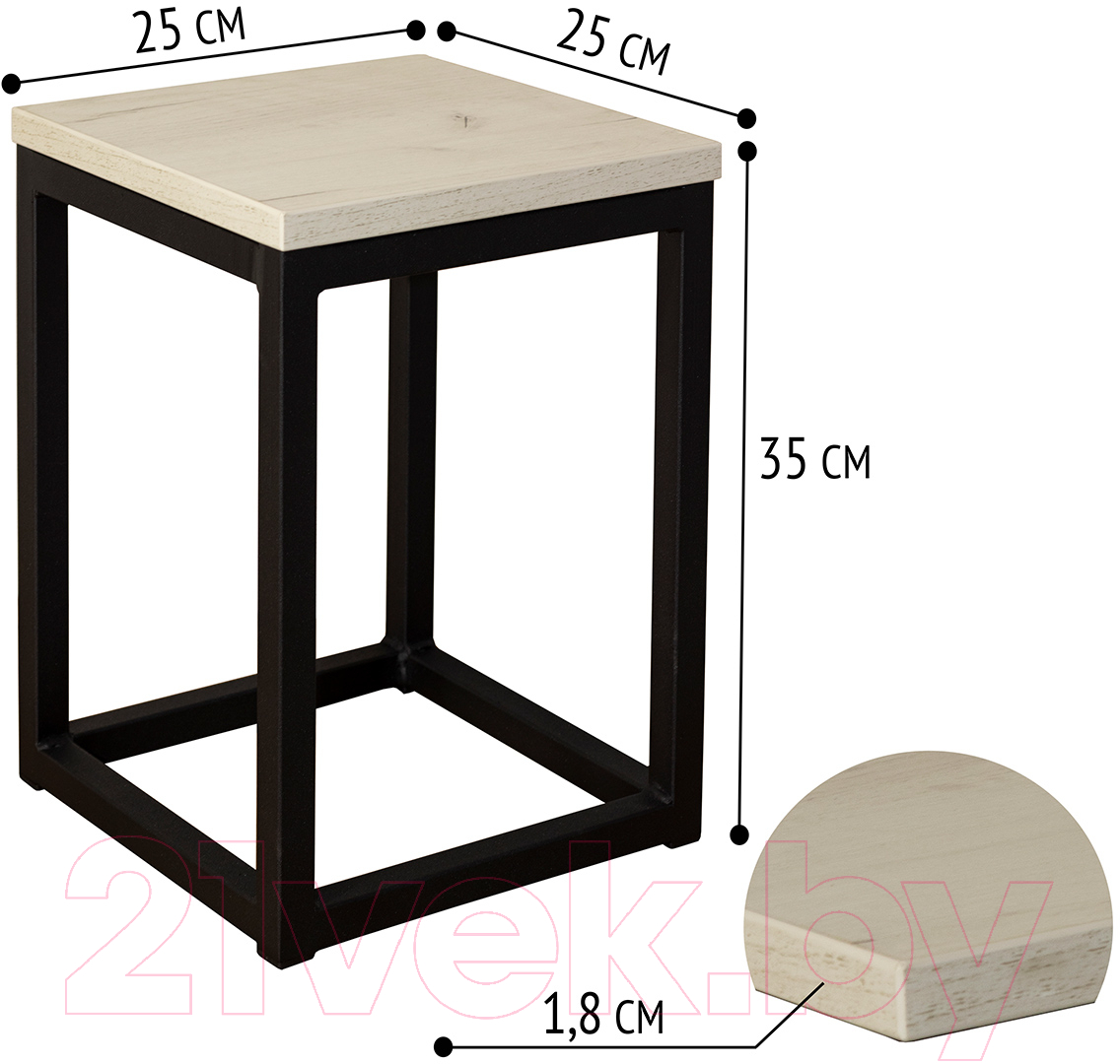 Стойка для цветов Millwood 25x25x35