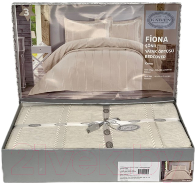 Набор текстиля для спальни Karven Fiona / Y 935 FIONA Krem