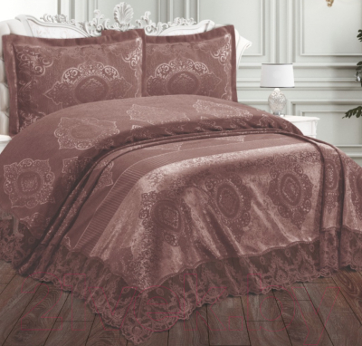 Набор текстиля для спальни Karven Paris / Y 936 PARIS Kahve