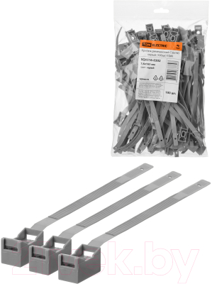 Изображение товара Стяжка для кабеля TDM 7.6x165 / SQ0516-0302 (100шт, серый)