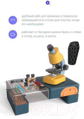 Микроскоп оптический Prolike М1188Y (желтый)