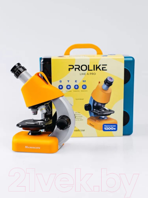 Микроскоп оптический Prolike М1188Y (желтый)