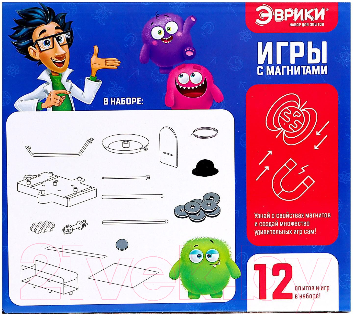 Научная игра Эврики Игры с магнитами / 6250080