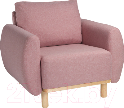 Кресло мягкое Mio Tesoro Тулисия (коричнево-розовый)