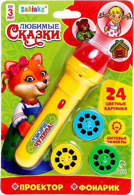 

Развивающий игровой набор, Любимые сказки. Проектор-фонарик / 3101372