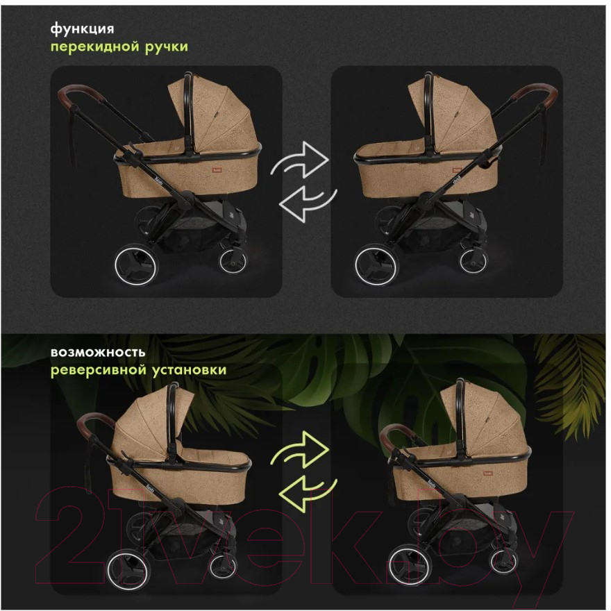 Детская универсальная коляска Nuovita Edel 2 в 1