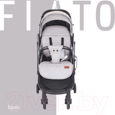 Детская прогулочная коляска Nuovita Fiato (серый/черный)