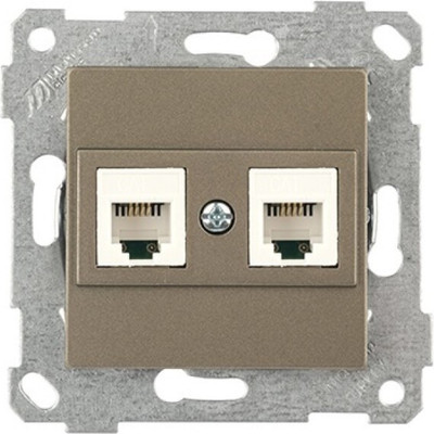 Розетка Mutlusan Rita 2200 141 0186 (антрацит) - 