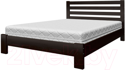 Полуторная кровать Bravo Мебель Эстери 120x200 (орех темный)