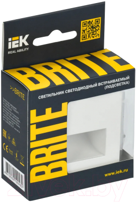 Встраиваемая подсветка IEK Brite BR-FL20-K36 (жемчуг)