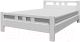 Полуторная кровать Bravo Мебель Эстери 2 120x200 (белый античный) - 