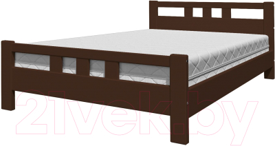 Полуторная кровать Bravo Мебель Эстери 2 120x200 (орех)