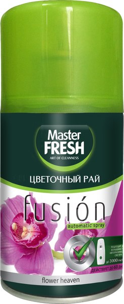 Сменный блок для освежителя воздуха Master Fresh Цветочный рай (250мл)