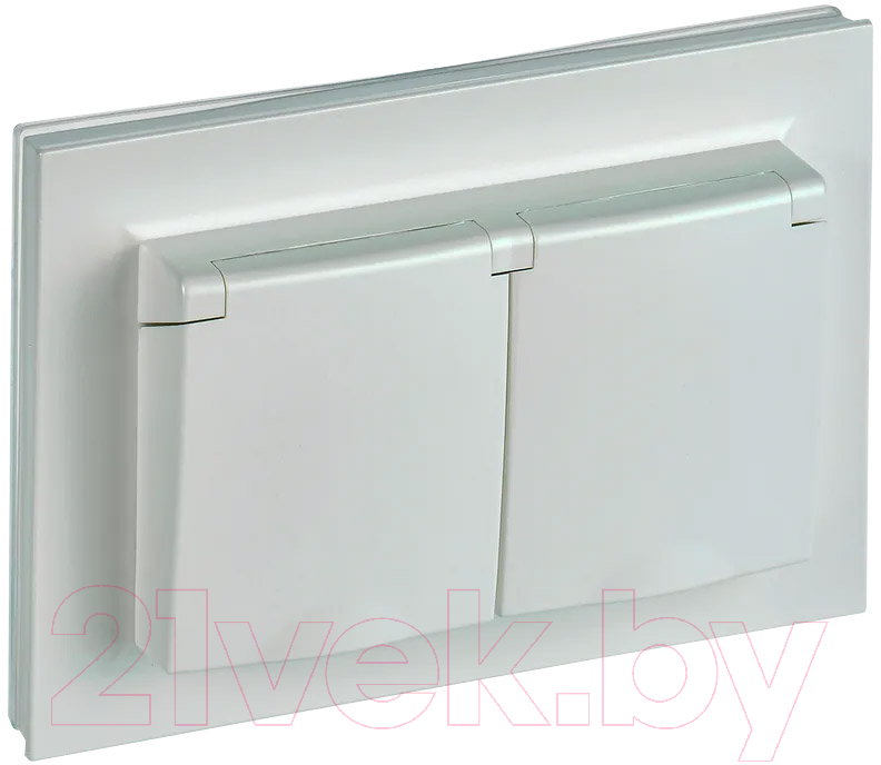 Розетка IEK Brite BR-R26-16-44-K36-F (жемчуг)