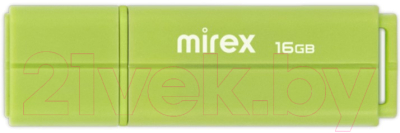 Usb flash накопитель Mirex Line Green 16GB (13600-FMULGN16)
