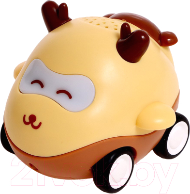 Автомобиль игрушечный Zabiaka Веселые машинки / 9285583 (желтый)