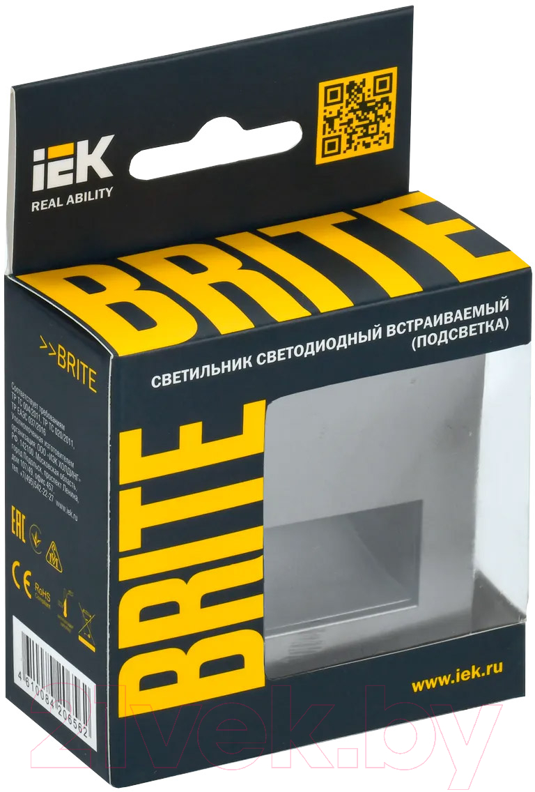 Встраиваемая подсветка IEK Brite BR-FL20-K46 (сталь) — фото 2