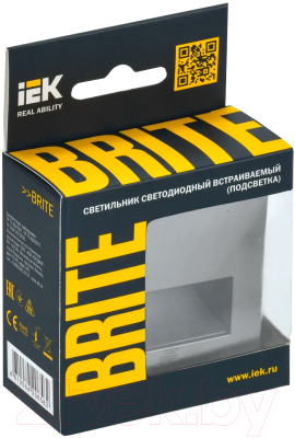 Встраиваемая подсветка IEK Brite BR-FL20-K46 (сталь)