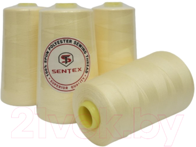 Набор швейных ниток Sentex 100% полиэстер 50/2 5000 ярдов 1004 (4шт)