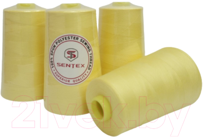 Набор швейных ниток Sentex 100% полиэстер 50/2 5000 ярдов 1013 (4шт)