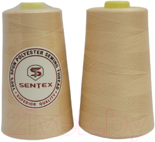 Набор швейных ниток Sentex 100% полиэстер 50/2 5000 ярдов 1034 (2шт)