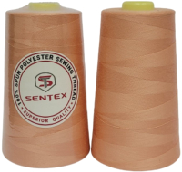 Набор швейных ниток Sentex 100% полиэстер 50/2 5000 ярдов 1038 (2шт) - 