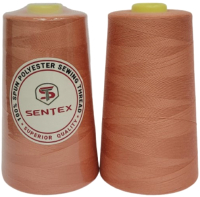 Набор швейных ниток Sentex 100% полиэстер 50/2 5000 ярдов 1039 (2шт) - 