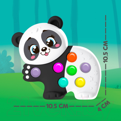 Развивающая игрушка Zabiaka Любимый друг: панда / 7532349