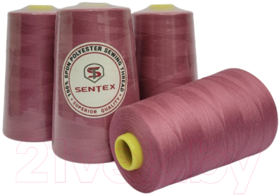 Набор швейных ниток Sentex 100% полиэстер 50/2 5000 ярдов 1054 (4шт)
