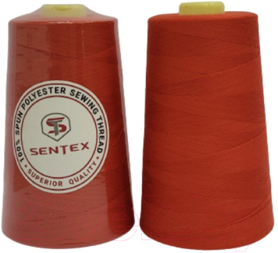 Набор швейных ниток Sentex 100% полиэстер 50/2 5000 ярдов 1068 (2шт)