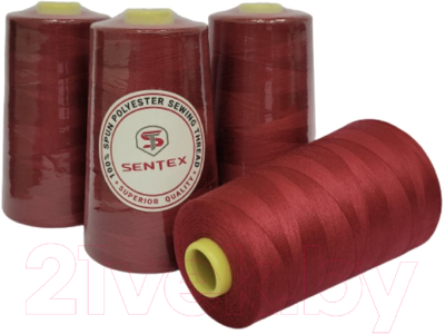 Набор швейных ниток Sentex 100% полиэстер 50/2 5000 ярдов 1075 (4шт)