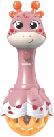 Развивающая игрушка Zabiaka Веселый жирафик / 9216855 (розовый) - 