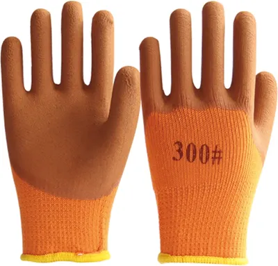 

Перчатки защитные, Синтетические утепленные Оранжевый облив